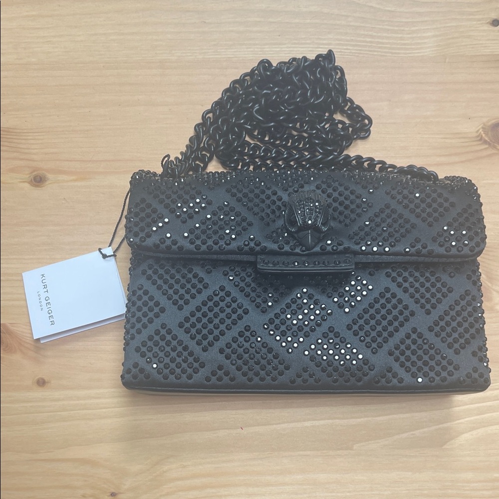 NWT Kurt Geiger Black Mini Kensington